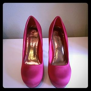 Just Fab Magenta Heels